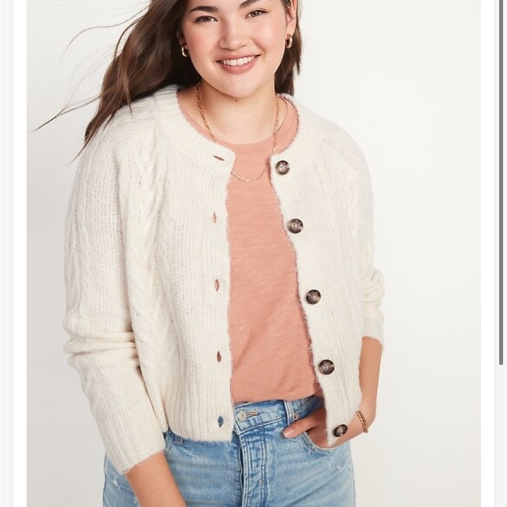 Old Navy Cropped Cardigan